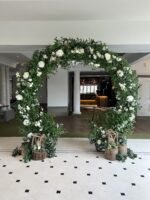 Moongate faux Flower Circle Arch - Image 25