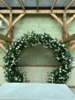 Moongate faux Flower Circle Arch - Image 11