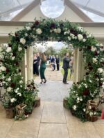 Moongate faux Flower Circle Arch - Image 27