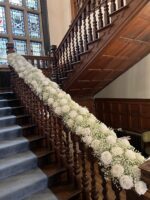 Baby’s Breath Staircase Flowers