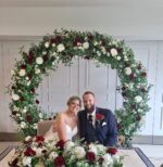 Moongate faux Flower Circle Arch - Image 8