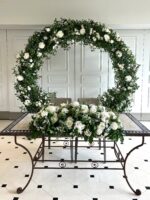 Moongate faux Flower Circle Arch - Image 11