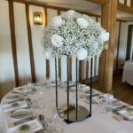 Baby’s Breath & White Roses