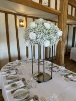 Baby’s Breath & White Roses - Image 2