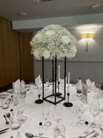 Baby’s Breath & White Roses